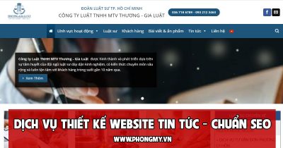 Dịch Vụ Thiết Kế Website Tin Tức Chuẩn SEO